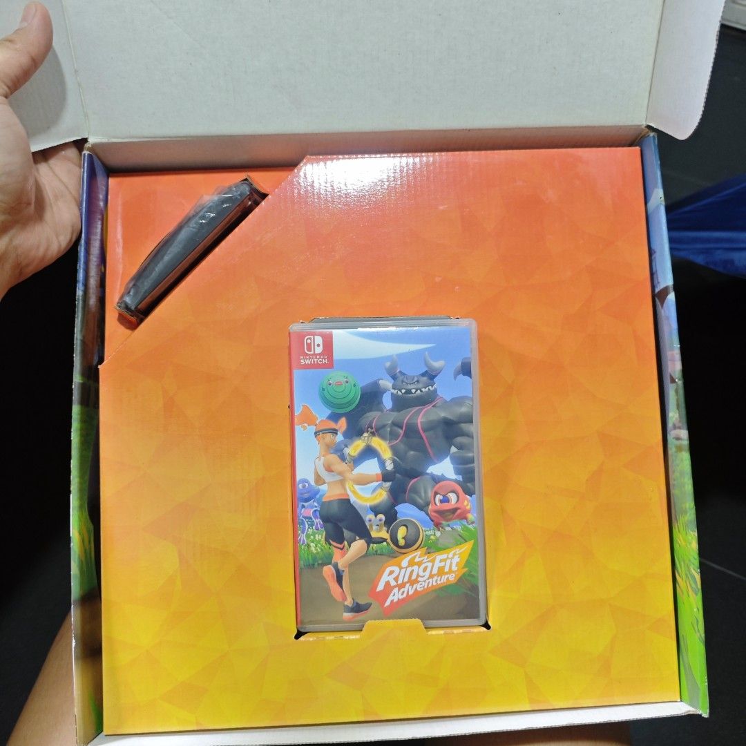 Ring fit Adventure Switch Game (Brandnew/Unused) (Category: Nintendo) located in Quezon City. Submitted by shopme_gadget30 (Listing ID 1455001721, Image 2). Description: kindly read the details first for sale fixed price brandnew Condition unused but opened to test only compatible to Nintendo switch 1/2/ switch 2 or oled usa region Shoopppppeee —,✅ can check out pm for the linnnkkk (If shoopppee check out, price is higher because of shooppppeee d