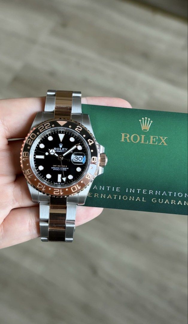 Rolex GMT-Master II "ROOTBEER" (Category: Luxury Watches) located in Pasig City. Submitted by Watchaholics (Listing ID 1455137156, Image 1). Description: Rolex GMT Master 2 "ROOTBEER" Ref 126711CHNR Year model 2021 Complete set In a mint condition .