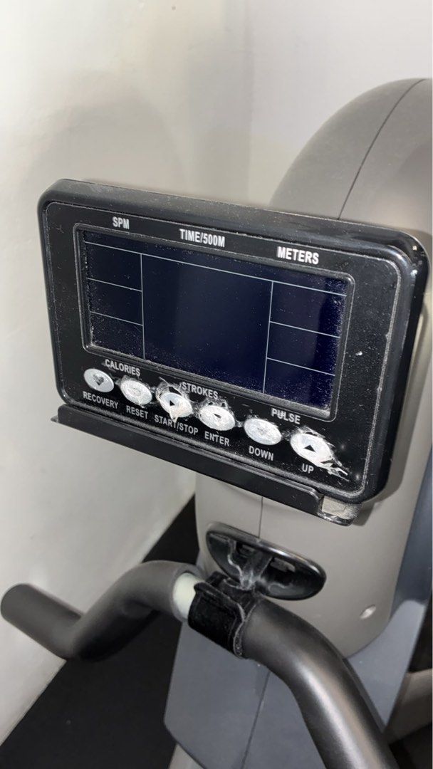 Rowing Machine (Category: Cardio & Fitness Machines) located in Singapore. Submitted by kqkqkqkq_ (Listing ID 1455022843, Image 3). Description: - WaterRower rowing machine for sale - Provides a great full-body workout - Tracks SPM, time, distance, calories, strokes, and pulse - Comfortable handlebar - Adjustable foot straps - Ready for your next workout session.