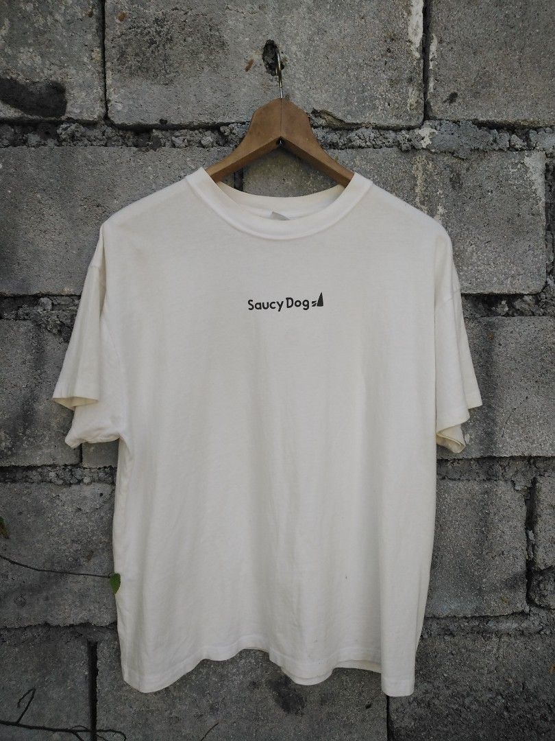 Saucy dog (Category: Tshirts & Polo Shirts ) located in General Santos City (Dadiangas). Submitted by evolveorrepeat (Listing ID 1454992258, Image 2). Description: Saucy dog "wonderful tour 2018" tshirt Official merch Japanese rock band size large on tag Pit to pit 23 L" 26 In very good used condition with sign of usage(stain) Dm to purchase!.