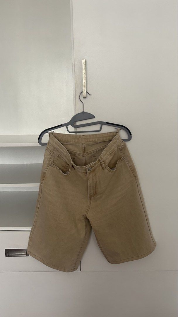 shein beige denim shorts (Category: Shorts) located in San Fernando. Submitted by artofdeclut (Listing ID 1454961575, Image 1). Description: for inquiries, feel free to send in message : ) mode of payment via Maya/GoTYME/GCash mode of delivery via JNT.