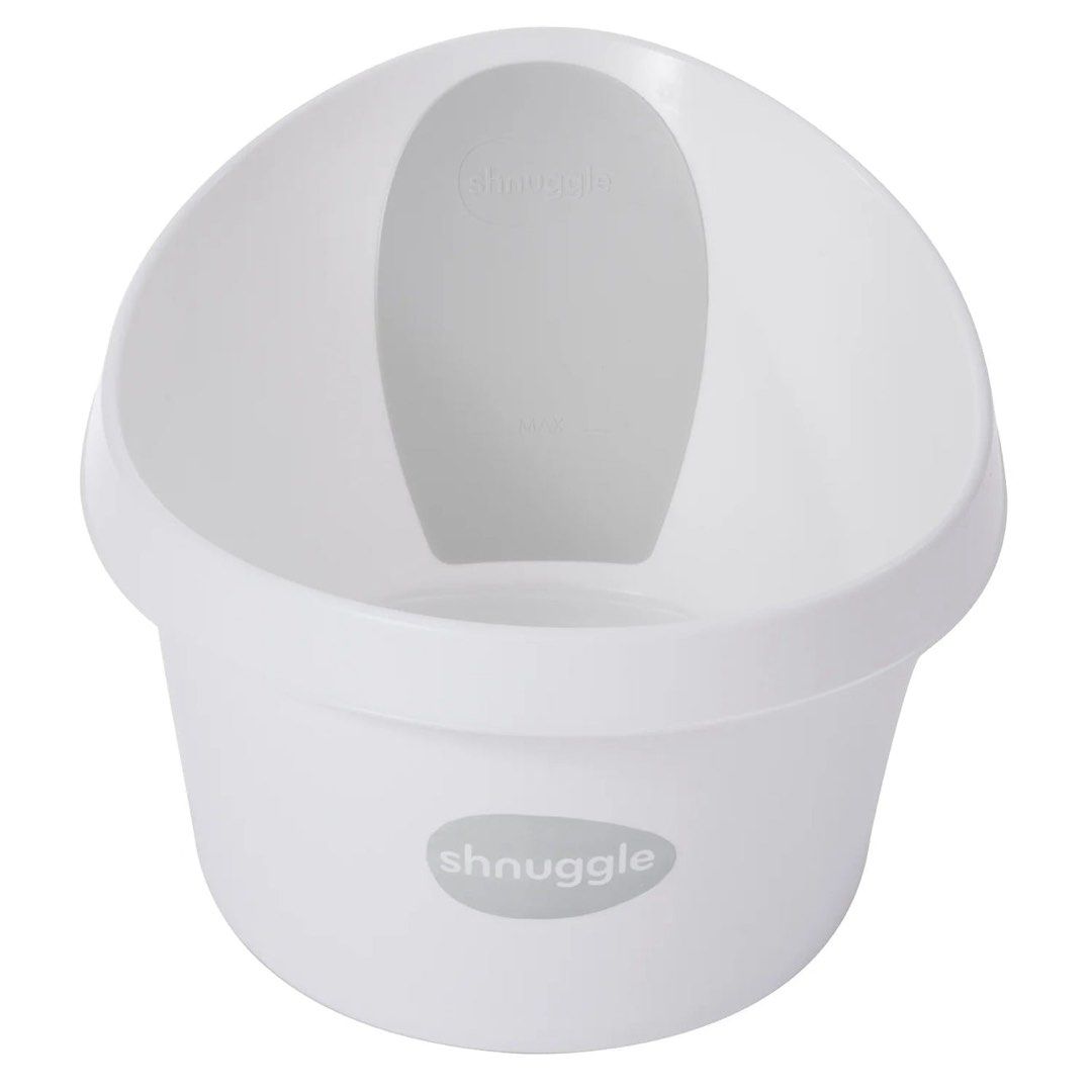 Shnuggle Baby Bath White (Category: Bathtub & Bath Accessories) located in Cebu City. Submitted by jillianmariebascones (Listing ID 1455075062, Image 1). Description: - White Shnuggle baby bath - Suitable for newborns and up - Supports baby in a comfy, upright position - Non-slip feet for safety - Easy drain plug - Dimensions: 54cm x 39cm x 39cm - Easy to clean USED IN A SPAN FOR ONLY 3 MONTHS. VERY NEW LOOKING AND CLEAN. .