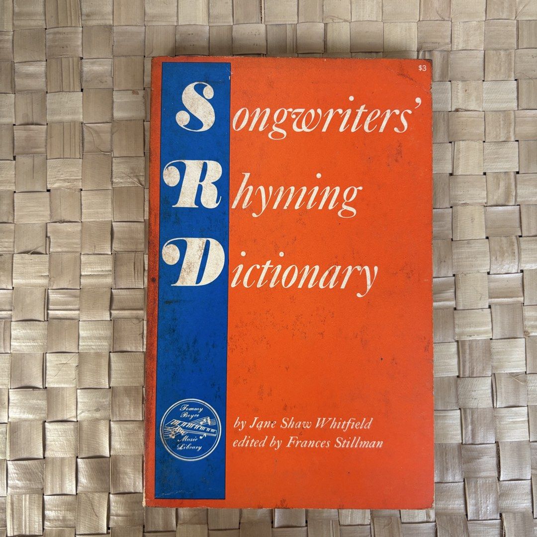 Song Writer's Rhyming Dictionary (Category: Textbooks) located in Quezon City. Submitted by thevanitybookshop (Listing ID 1454965051, Image 1). Description: .