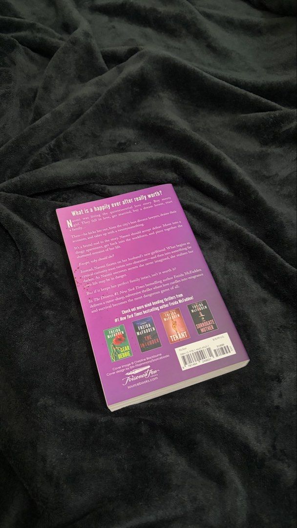 The Divorce (Paperback) by Freida McFadden (Category: Storybooks) located in Manila. Submitted by ssecondstylee (Listing ID 1455038468, Image 2). Description: Like New | Read Once Price: ₱445 Stock: 1 copy available MOP: QR PH, MariBank MOD: SSD (Grab | Lalamove), J&T Location: Mithi St., Sampaloc, Manila.