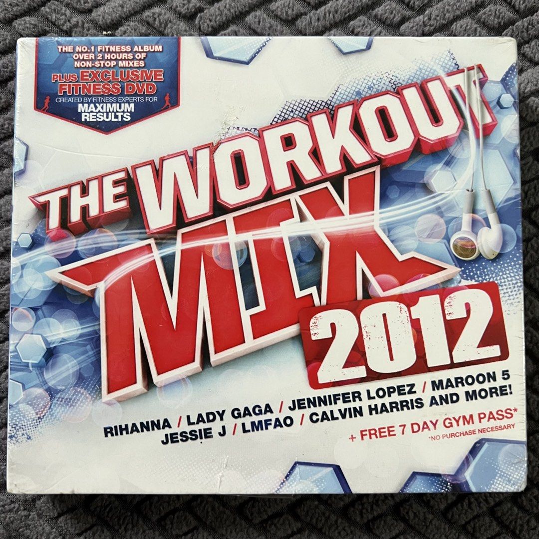 The Workout Mix 2012 (2 CD+DVD) SEALED COPY ✨ (Category: CDs & DVDs) located in Caloocan City. Submitted by thelittlejewelcase (Listing ID 1454996189, Image 1). Description: Featured artists : Lady Gaga Kelly Rowland Maroon 5 Rihanna Selena Gomez Bingo Players and many more ...