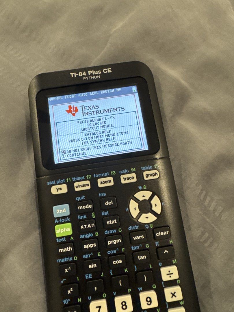 TI 85 Plus CE Python Graphing Calculator (Category: Stationery & School Supplies) located in Subang Jaya. Submitted by tr1cia3 (Listing ID 1455131066, Image 3). Description: Students this Graphing calculator finding a new home Willing to negotiate :) (Box & Charger not included).