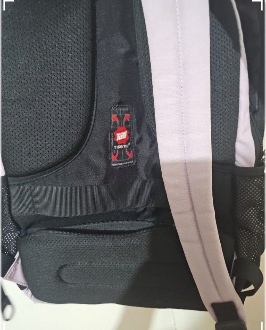 Tigernu Pastel Purple Laptop Backpack (Category: Backpacks) located in Quezon City. Submitted by honeybutter32 (Listing ID 1455121179, Image 3). Description: SRP 1,570 Good condition no flaws Features: 1. Nylon splashproof material 2. Dual-layers four-teeth anti-theft zippers with Free padlock 3. Fit for 14-15.6inch laptop 4. Ergonomic design Brand Name: Tigernu Item Type: Laptop bag, fashion backpack, travel backpack Main Material: Nylon Gender: