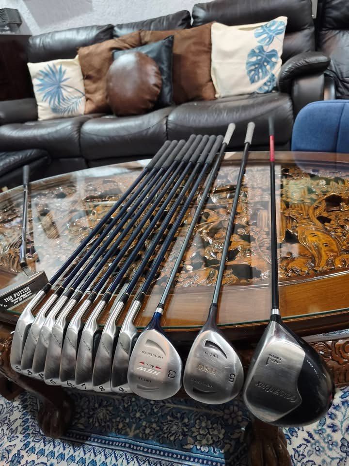 Tsuruya axel Golf Set (Category: Golf) located in Paranaque City. Submitted by chips24 (Listing ID 1454958982, Image 3). Description: For Sale Golf Set °Tsuruya Axel graphite R flex irons °HSW woods °Tsuruya 10.5° Driver °Bag included for only 8.8k pick up Bf Paranaque free shipping within MM..
