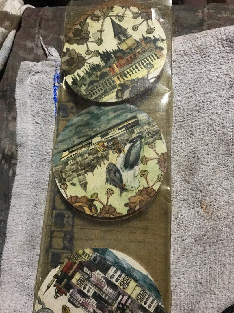 Turkey Istanbul coasters (Category: Other Kitchenware & Tableware) located in Marikina City. Submitted by minimalistmanila (Listing ID 1455028134, Image 1). Description: Imported from Turkey. 3 thick cardboard like material set. Unused. Order now! 😀 .