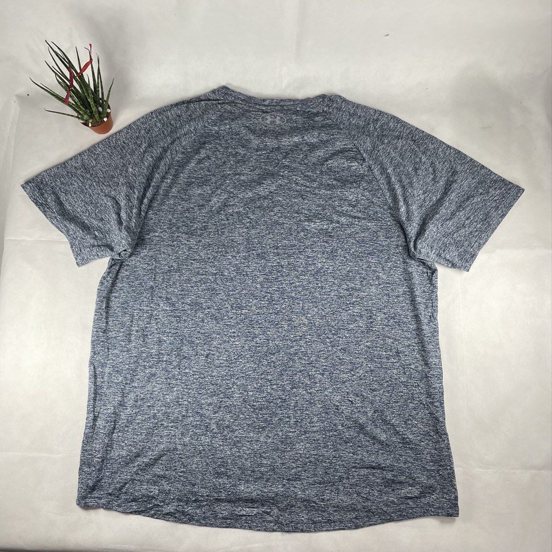 Under Armour Men’s UA tech 2.0 Short sleeve tee (Category: Activewear) located in Bacolod City. Submitted by maxpeynthrift (Listing ID 1455109912, Image 2). Description: Size XXL W 25 L 30 Excellent condition No pinhole / no stain Cut tag 100% authentic Material: Ultra-soft, quick-drying UA Tech™ fabric designed to wick sweat and dry rapidly. Design: Features a streamlined fit, raglan sleeves, and a shaped hem for complete comfort during workouts