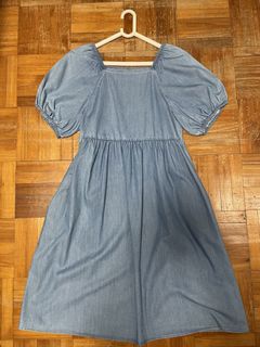 uniqlo denim jumper dress For Sale | Buy 100+ Uniqlo denim jumper dress online Cream PrettyLittleThing Extreme Frill 1920 dresses Denim outfit Size:KS
