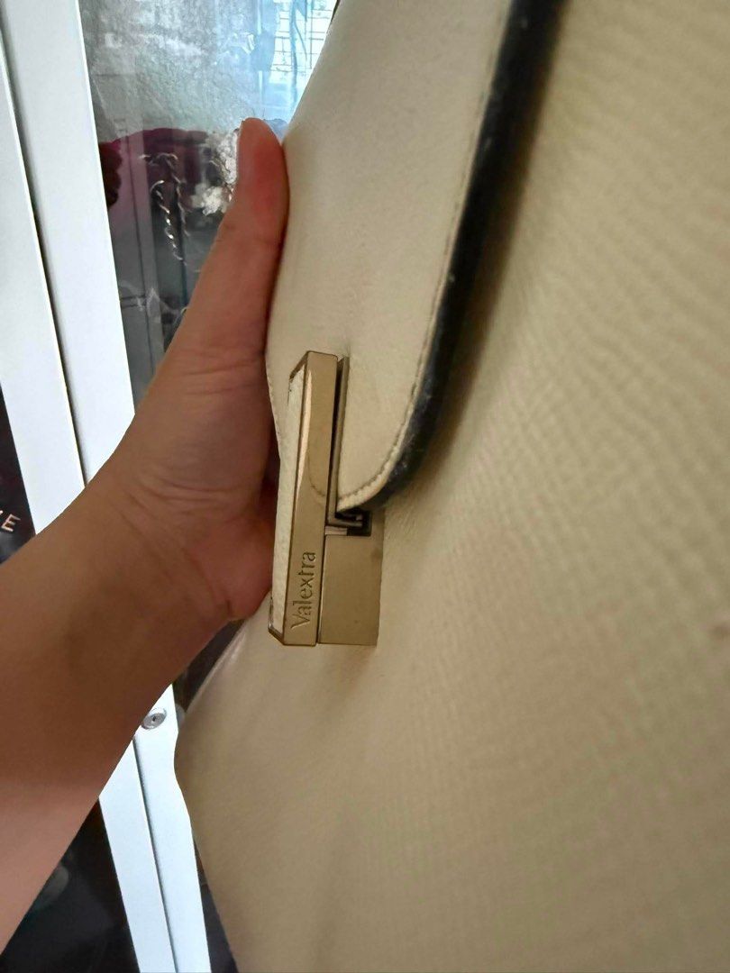 Valextra Beige Hand Carry Bag (Category: Shoulder Bags) located in Quezon City. Submitted by zaffiro98 (Listing ID 1455137179, Image 3). Description: Width 8” Side width 4” Height 6” Strap 46” adjustable.