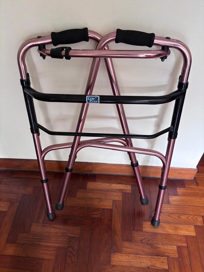 walker, commode (Category: Medical Supplies & Tools) located in Singapore. Submitted by mochi.chi (Listing ID 1455140021, Image 3). Description: - Foldable commode chair with seat - Provides mobility and toileting support - Lightweight and easy to store - Meetups available at Lorong Chuan MRT Station.