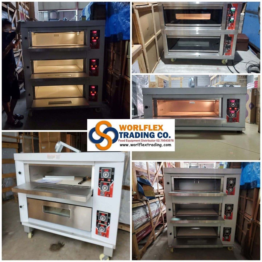 Worlflex Trading Co. Commercial Deck Oven (Category: Ovens & Toasters) located in Marikina City. Submitted by eli_95 (Listing ID 1455028747, Image 1). Description: - Worlflex Commercial Deck Oven - Multiple decks available for versatile baking - Digital temperature controls for precise baking on each deck - Durable stainless steel construction - Ideal for bakeries and restaurants - Contact us for more details and pricing!.