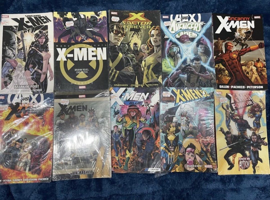 X-Men Comic Books (Category: Comics & Manga) located in Cebu City. Submitted by roylerr (Listing ID 1454959092, Image 1). Description: Bought them sa Big Bad Wolf and I’m only selling them as a set. Uncanny X-Men is the only one that’s opened. I haven’t got the time to read the others. Selling them because I really need the money. Uncanny X-Men: Breaking Point (SOLD) Marvel Knights: X-Men – Haunted X-Factor Forever Avengers Academy: Final Exams U