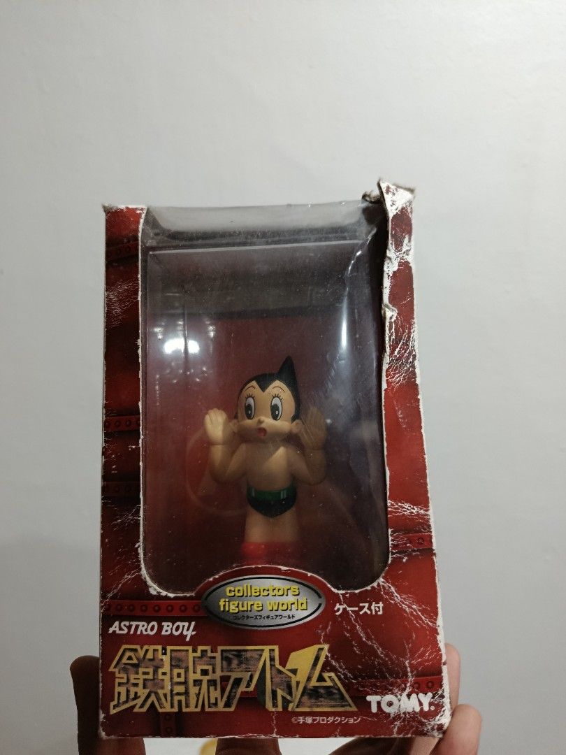 1998 Tomy Astro Boy Trading Figure (Category: Figurines & Statues) located in Baguio. Submitted by gabierfinds (Listing ID 1455272797, Image 1). Description: Vintage 1998 Tomy Astro Boy Trading Figure A great piece for vintage anime and toy collectors! This is the Atom A02 "Can You Hear Me" edition from the classic Tomy Collectors Figure World series released in 1998. Brand: TOMY / Tezuka Productions (Japan) Year: 1998 (25+ years old vintage) Ser
