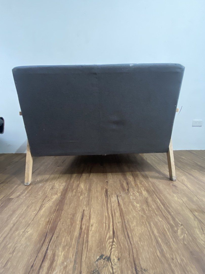 2 Seater Sofa (Category: Sofas) located in Manila. Submitted by relovedmnl (Listing ID 1455205505, Image 3). Description: - Stylish brown tote bag - Durable canvas material - Spacious interior - Classic and versatile design.