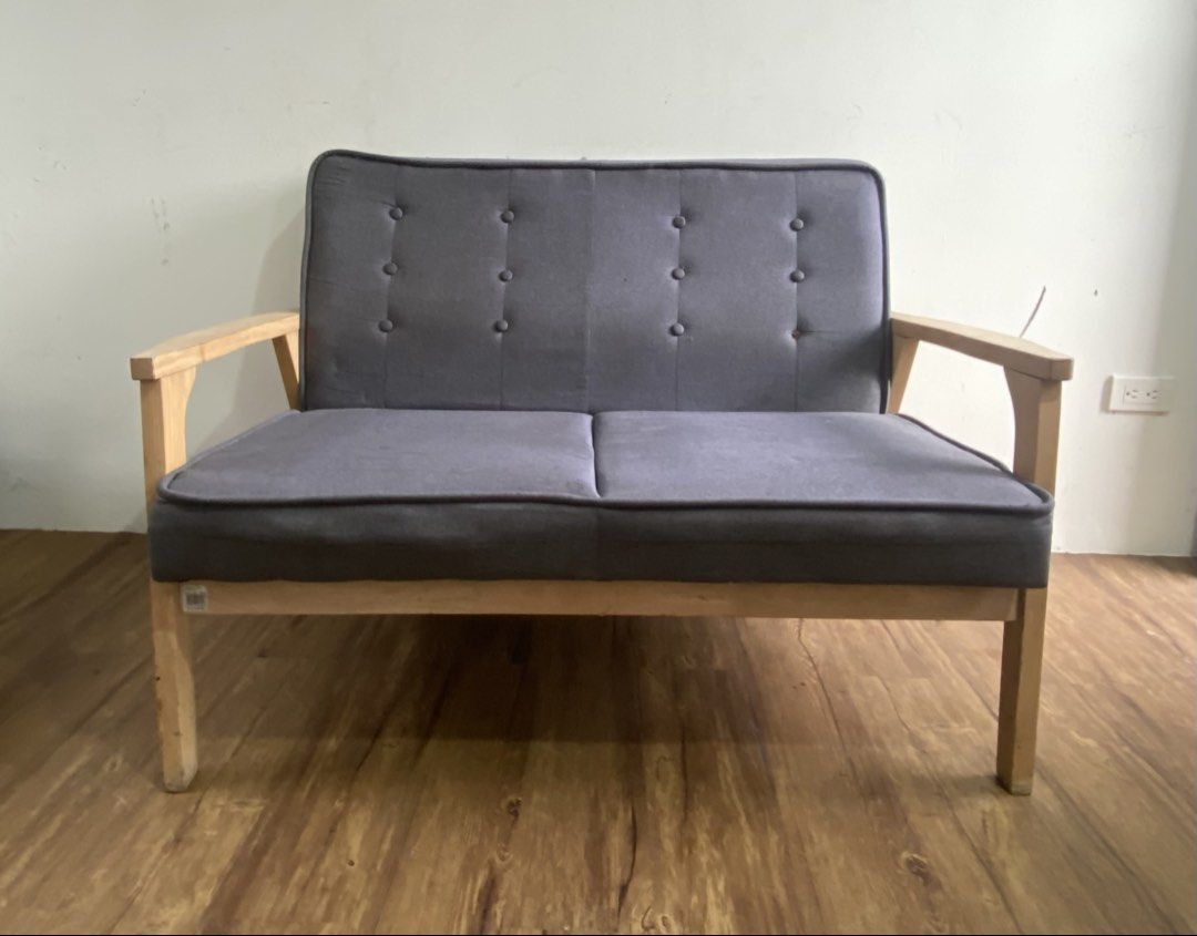 2 Seater Sofa (Category: Sofas) located in Manila. Submitted by relovedmnl (Listing ID 1455205505, Image 2). Description: - Stylish brown tote bag - Durable canvas material - Spacious interior - Classic and versatile design.