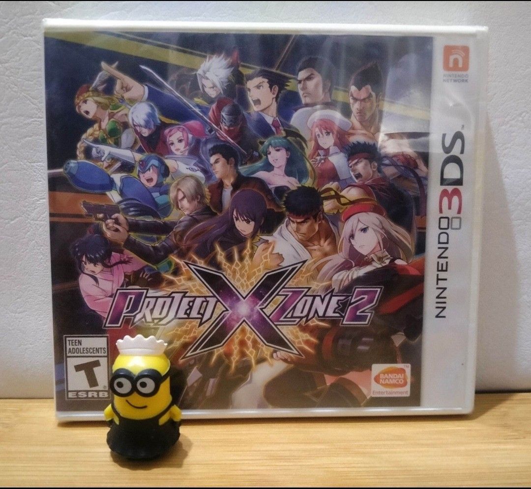 3DS - Project X Zone 2 (BRAND NEW) "NTSC" (Category: Nintendo) located in Mendez-Nunez. Submitted by sf2_gameshop (Listing ID 1455284426, Image 1). Description: PLEASE READ REMINDER: This game only works on a US handheld 3DS. CONDITION: A brand new and factory sealed (Y-fold). Though upper side of case is yellowing (see photo). GENRE: Tactical role-playing MODE: single-player REGiON: 1 - US/Canada VOICE: English TEXT: English Feel free to chat fo