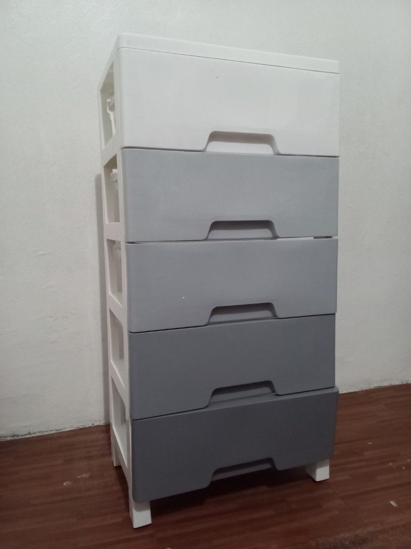 5-tier plastic drawer with wheels (Category: Storage Boxes & Baskets) located in Quezon City. Submitted by xsysx. (Listing ID 1455250636, Image 1). Description: rfs:decluttering/ planning to buy a cabinet price negotiable for sure buyers .