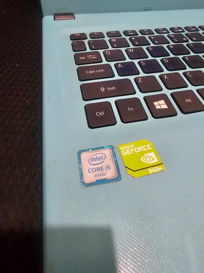 Acer Aspire E 15 Laptop - Intel Core i5, NVIDIA GeForce 940M (Category: Laptops & Notebooks) located in Bacoor. Submitted by ginaxis15 (Listing ID 1455166774, Image 2). Description: Rush Today Acer travelmate P248-MG Last price: 5k working no defect good battery specs: 14 inch slim wide intel core i5 2.4ghz (6th gen) 16gb ram 120gb Ssd dula gpu intel Hd 520 and Nvidia geforce 940m 2gb (render) wifi ready bluetooth webcam dvdrom hdmi port windows 