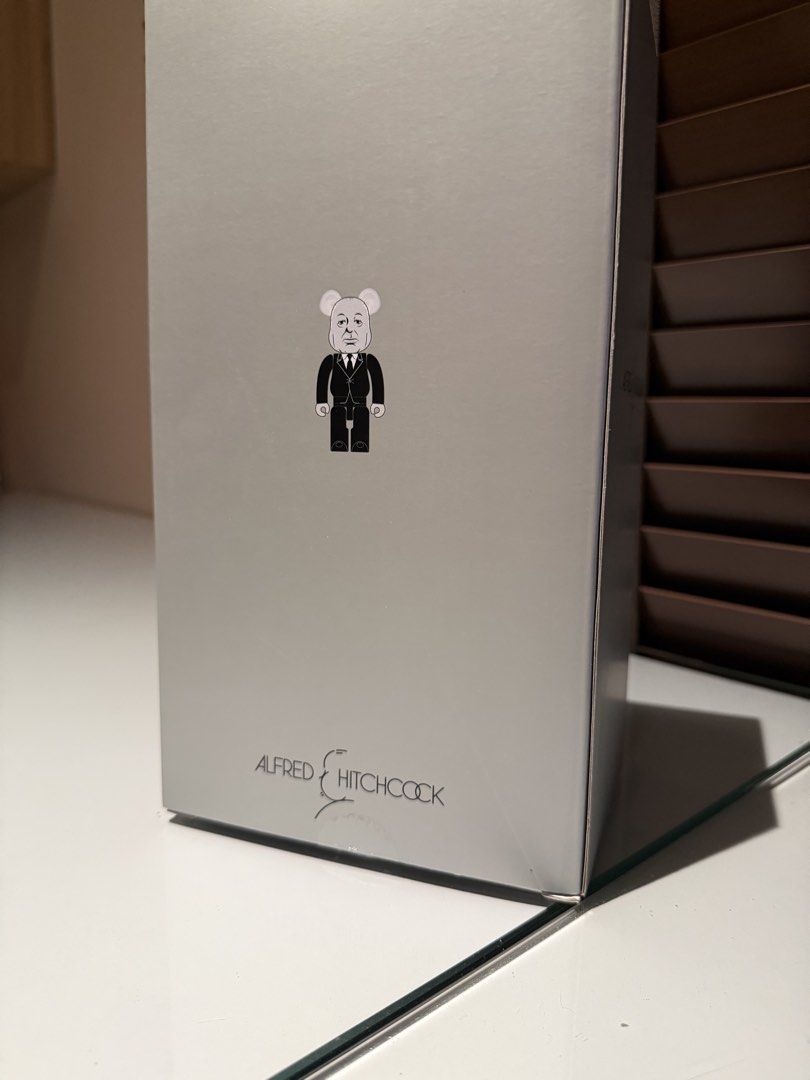 Alfred Hitchcock 400% Bearbrick (Category: Designer & Blind Box Toys) located in Pasig City. Submitted by darvintan (Listing ID 1455240867, Image 3). Description: market price in PH 8k open to nego .