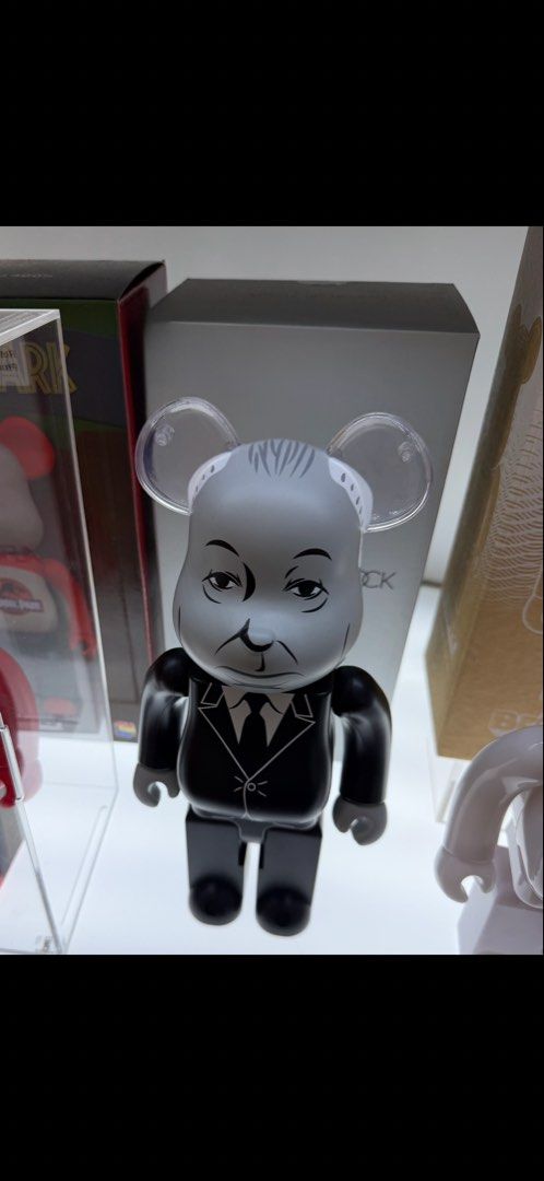 Alfred Hitchcock 400% Bearbrick (Category: Designer & Blind Box Toys) located in Pasig City. Submitted by darvintan (Listing ID 1455240867, Image 1). Description: market price in PH 8k open to nego .