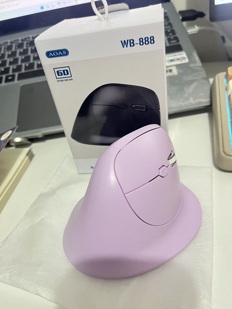 Computer Instruction Factory AOAS WB-888 Vertical Wireless Rechargeable Mouse, Computers & Tech ...