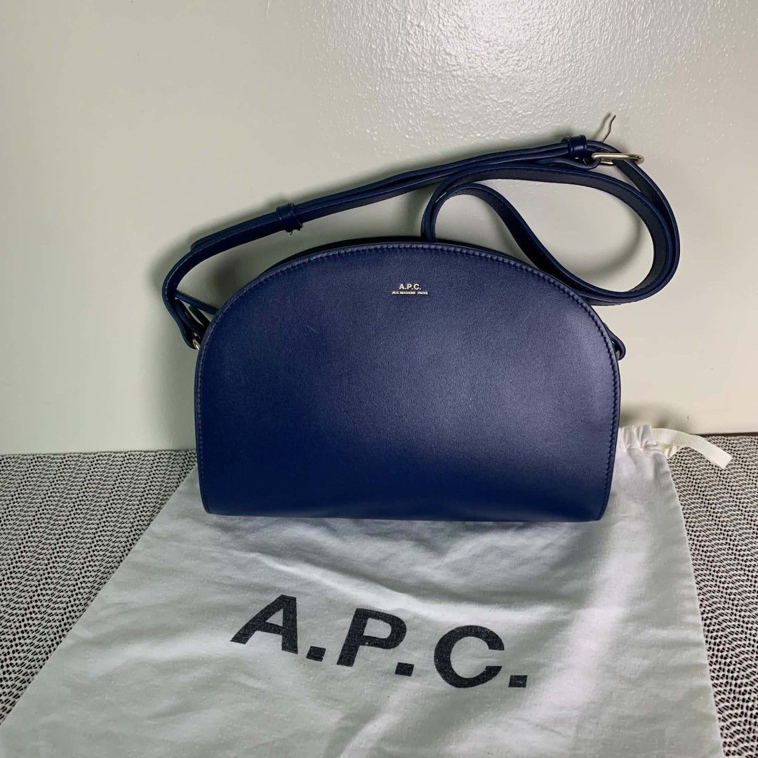 APC demi lune crossbody bag (Category: Cross-body Bags) located in Manila. Submitted by cold_stuff (Listing ID 1455297210, Image 2). Description: Rank A (excellent condition) With dustbag No major issues.