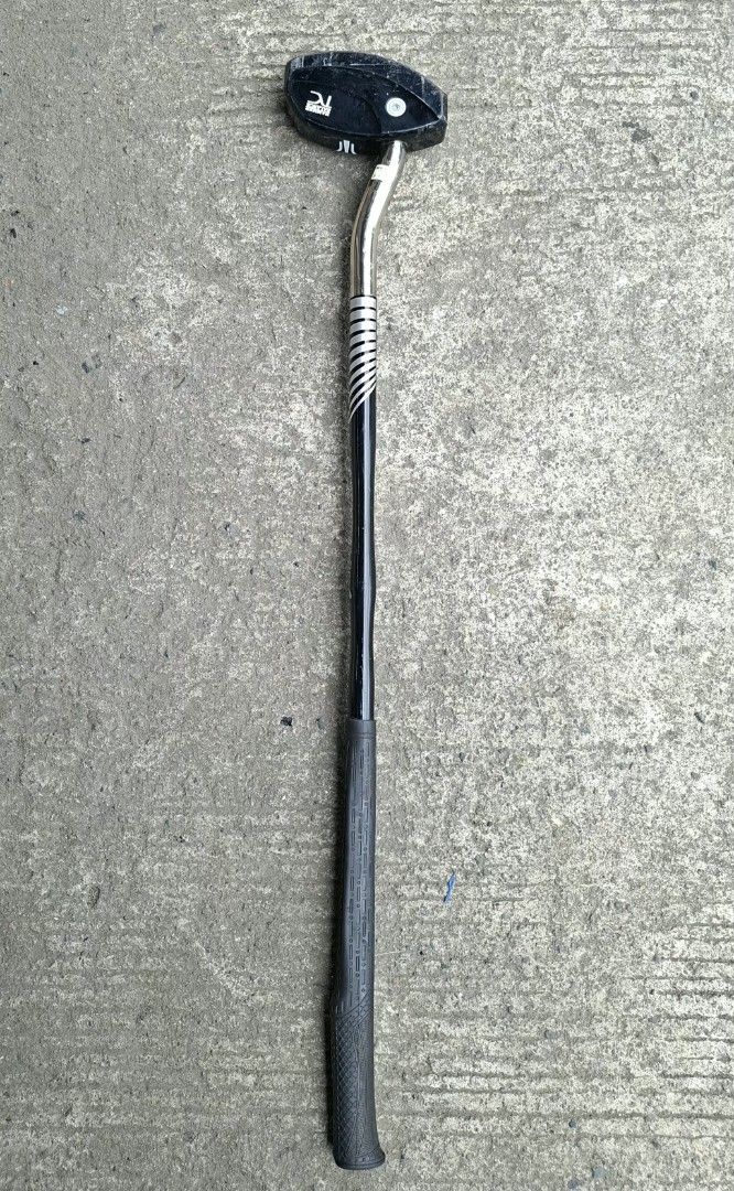Asics Golf Putter (Category: Golf) located in Manila. Submitted by glydelmalu86312 (Listing ID 1455166310, Image 1). Description: - Asics golf putter - Black shaft with silver accents - Black grip - Textured hitting surface for improved feel - Some wear on the sole, as expected for a used club - A great addition to improve your golf game.