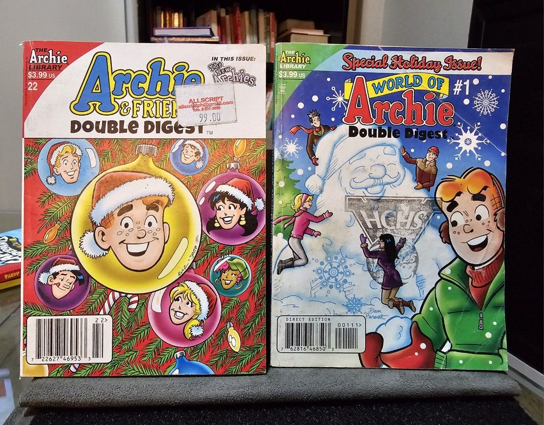 THE ARCHIE LIBRARY CHRISTMAS SPECIAL Double Digest Comic Book (Category: Comics & Manga) located in Quezon City. Submitted by charliebrown_olx (Listing ID 1455291312, Image 2). Description: • P120.00 Each • No Missing or Torn Pages, WYSIWYG • Sorry Last Price Already ▪︎ Pickup only at Obudan St Brgy Manresa QC (D.Tuazon St/Banawe St) ▪︎ Shipping thru J&T only ▪︎ GCash Payment TFL! (Richie Rich).