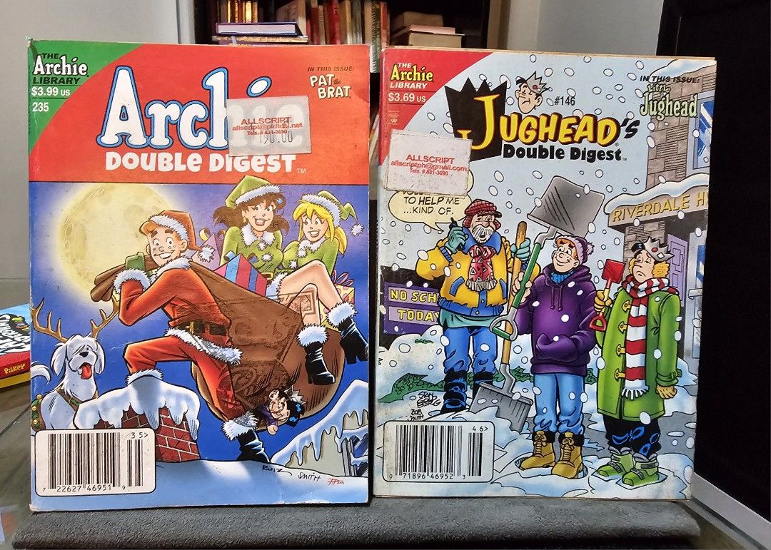 THE ARCHIE LIBRARY CHRISTMAS SPECIAL Double Digest Comic Book (Category: Comics & Manga) located in Quezon City. Submitted by charliebrown_olx (Listing ID 1455291312, Image 3). Description: • P120.00 Each • No Missing or Torn Pages, WYSIWYG • Sorry Last Price Already ▪︎ Pickup only at Obudan St Brgy Manresa QC (D.Tuazon St/Banawe St) ▪︎ Shipping thru J&T only ▪︎ GCash Payment TFL! (Richie Rich).