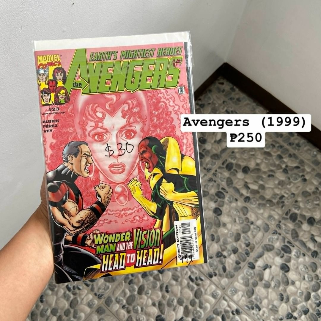 AVENGERS COMIC BOOK (Category: Comics & Manga) located in Rizal. Submitted by chloeysabelperez-gonzalez (Listing ID 1455231978, Image 1). Description: - Avengers Comic Book - Price: P250 Please check photos for details! 📥 Message me for more photos/videos. 💸 MOP: GCash, MariBank, GoTyme & BPI 🚚 MOD: Lalamove or Self-Pick-up 📍Manila.