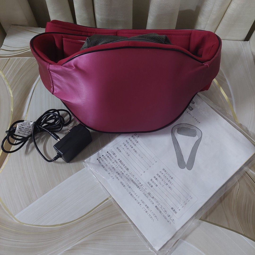 Avrela Massage Neck Massager with Heat (Category: Massage Devices) located in Taguig. Submitted by thrifthub.ph (Listing ID 1455149765, Image 2). Description: Used neck massager with heat and multiple modes. Includes adapter and manual. Relieves neck/shoulder tension. Works great, selling as I no longer need it..