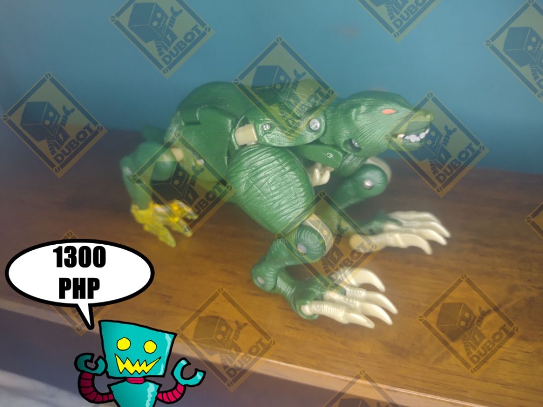 TRANSFORMERS BEAST WARS / BEAST MACHINE MUTANT RAZOR CLAW (Category: Action & Battle Toys) located in Navotas City. Submitted by christianmarkvidallo (Listing ID 1455302840, Image 3). Description: TRANSFORMERS BEAST WARS / BEAST MACHINE MUTANT RAZOR CLAW In Very Good Condition Tight Joints Great Paint Apps Missing Back Paws / Replace with Custom Paws (*see pictures) Transforms into Velociraptor / Wolverine RARE AND HARD TO FIND NO BOX AND MANUAL 