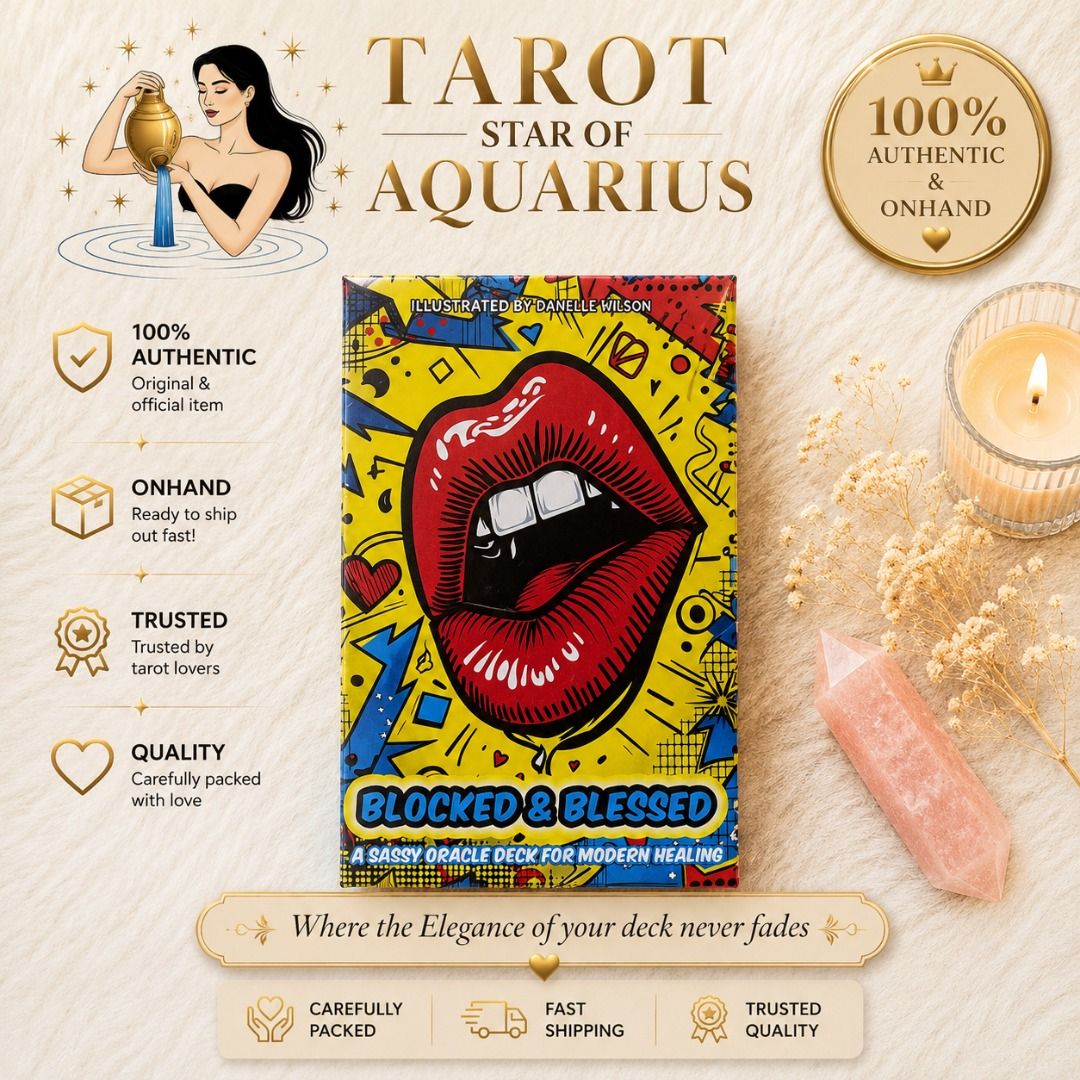 BLOCKED & BLESSED Oracle - Authentic From USA (Category: Religion Books) located in Bacoor. Submitted by tarotstarofaquarius (Listing ID 1455295939, Image 1). Description: New and Sealed From USA.