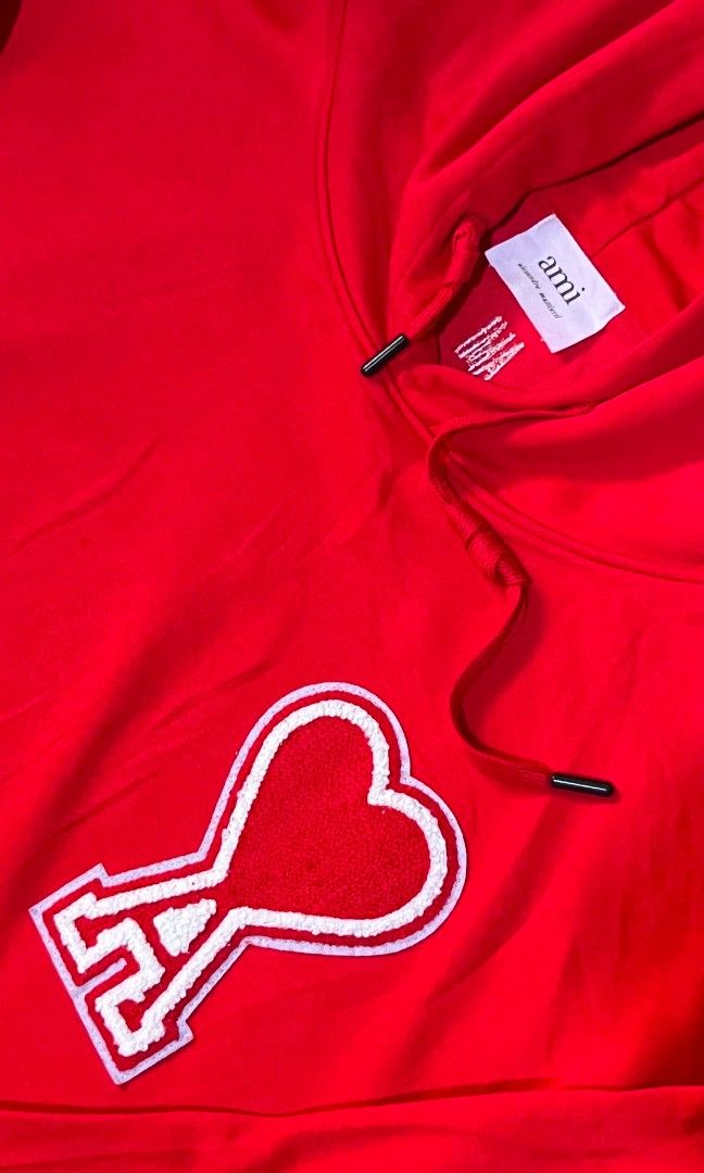 BRAND: AMI HOODIE JACKET (Category: Hoodies) located in Manila. Submitted by safe.james_p. (Listing ID 1455161894, Image 2). Description: SIZE: LARGE EXCELLENT CONDITION AS NEW COMPLETE TAGS NO ISSUE.