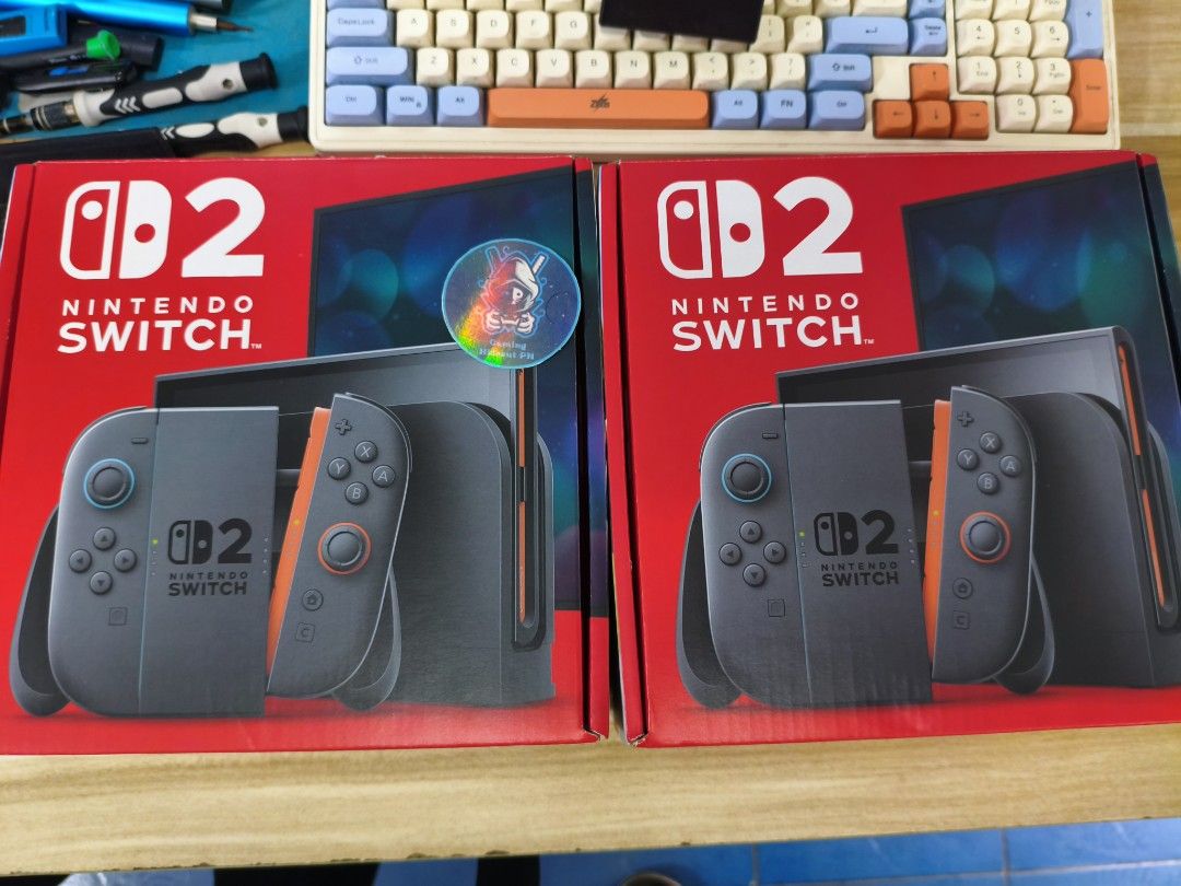 Brand New Nintendo Switch 2 (Console Only) (Category: Nintendo) located in Manila. Submitted by gaminghideoutph (Listing ID 1455184776, Image 1). Description: brand new nsw 2 console only complete accessories with Receipt and Warranty price 32k only open swap sa other console + cash location Valenzuela City.