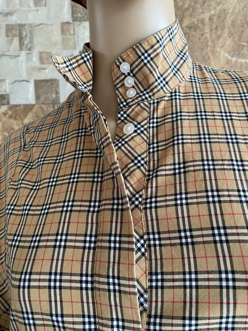 BURBERRY PLAID PRINT MINI DRESS (Category: Luxury Accessories) located in Bacolod City. Submitted by timelessbyjosh (Listing ID 1455231277, Image 3). Description: BEST FOR FORMAL OUTFITS SIZE : UK 2 , US 0 ACTUAL COLOR : SHADES OF BROWN COLOR RATE : 10 OUT OF 10 CONDITION : NEAR NEW MATERIAL : 100 % COTTON MADE IN : ITALY FLAWS : NONE DIMENSIONS LENGTH - 35 WIDTH ( ARMPIT TO ARMPIT ) - 17. 5 WAIST - 33 ( ADJUSTABLE ) SLEEVE LENGTH ( ARMPIT TO WRI