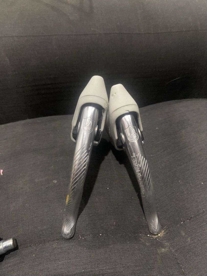 Campagnolo C Record Groupset (Category: Bicycles) located in Manila. Submitted by mnlbike (Listing ID 1455206122, Image 3). Description: Campagnolo Record Groupset Crank 52/42t 170mm campy screw ( no dust cup) Campagnolo c record syncro shifter (rare and complete) Campagnolo Delta lever Campagnolo record Caliper with Campagnolo Pads Campagnolo Croce de aune Rd 7 speed Campagnolo record FD Campagnolo c record Headset ( threaded ).