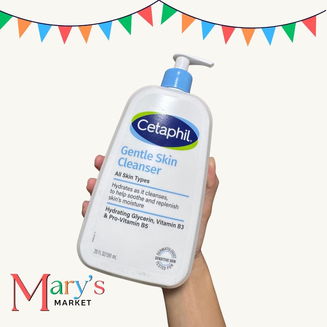 CETAPHIL Gentle Skin Cleanser (Category: Face Care) located in Taguig. Submitted by marysmarket (Listing ID 1455311861, Image 1). Description: Retails for ₱1,004. Also available as a set with moisturizing lotion, please check my other listings! CETAPHIL Gentle Skin Cleanser 473mL This gentle cleansing formula, now with hydrating Glycerin, Vitamin B3 & Pro-Vitamin B5, is clinically tested to be gentle at removing dirt, makeup and impurities, while