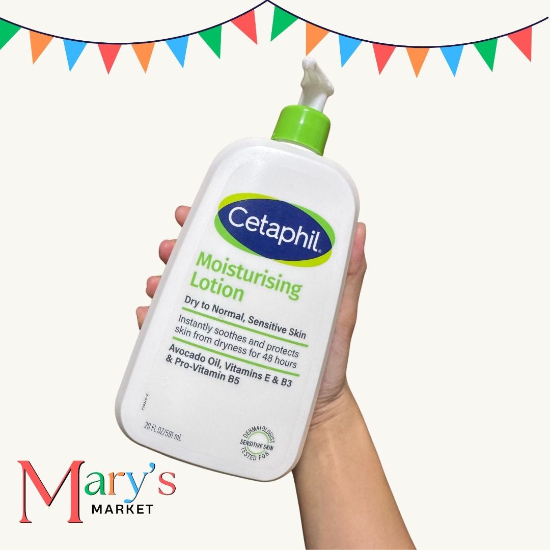 CETAPHIL Moisturizing Lotion (Category: Body Care) located in Taguig. Submitted by marysmarket (Listing ID 1455312192, Image 1). Description: Retails for ₱1,529. Also available as a set with gentle skin cleanser, please check my other listings! CETAPHIL Moisturizing Lotion 473ml For Dry and Sensitive Skin Cetaphil Moisturizing Lotion is a lightweight moisturizer formulated with Vitamins B3, B5, and glycerin to replenish the skin',s moisture barri