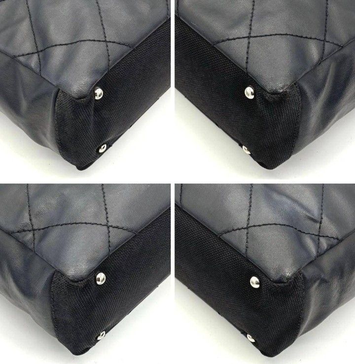 Chanel Paris Biarritz Pm tote black (Category: Luxury Bags & Wallets) located in Cavite. Submitted by ariachloe (Listing ID 1455286041, Image 3). Description: Material: Nylon Canvas × Leather 【Guarantee】Card included/Seal peeling off 【Size】Approx. W30cm × H25cm × D12cm 50% of the price is non- refundable to customers who decided not to purchase or return the item. Bank transfer is the only method of payment. Open for lay- away again, 50% of the i