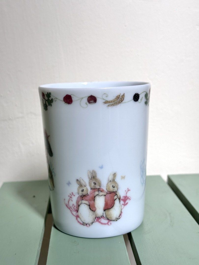 classic Beatrix Potter Peter Rabbit mug | Peter Rabbit Mug (Category: Coffee & Tea Tableware) located in Davao. Submitted by favoritepreloved (Listing ID 1455198450, Image 2). Description: 💜 Porcelain material 💜 10cm height x 7.5cm diameter.
