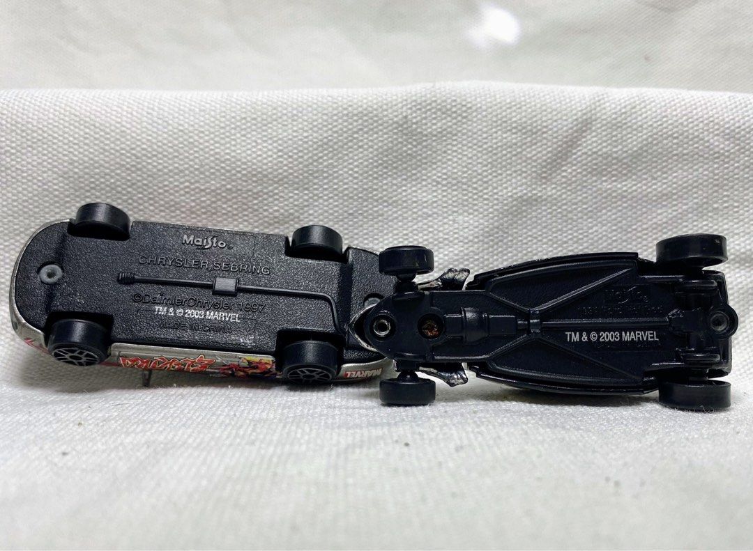 Daredevil and electra die cast (Category: Vehicle & Diecast Models) located in Angeles City. Submitted by noagrace (Listing ID 1455171047, Image 3). Description: Maisto 2003 Daredevil and electra 2pcs set for P150.