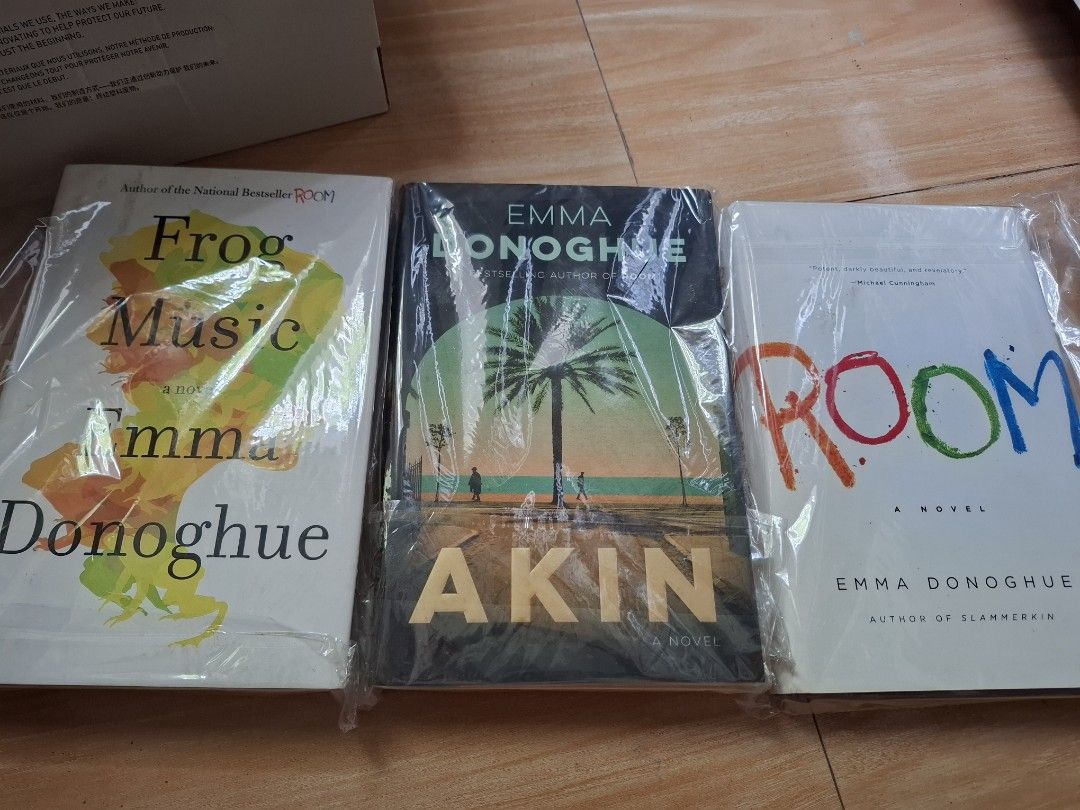 Emma Donoghue novels hardcover (Category: Storybooks) located in Arayat. Submitted by books_and_more_stuff (Listing ID 1455147303, Image 1). Description: P450 per book Old stock, never been read Starting to tan We only sell authentic/original copy of books all purchased from the U.S. PM for more available titles and photos if interested. MOP: BANK TRANSFER/GCASH Shipping (via J&T) to be shouldered by buyer Once confirmed kindly send: FULL NAME: C