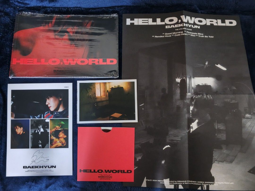 EXO Albums - Baekhyun & EXO-CBX Bundle (Category: CDs & DVDs) located in Taytay. Submitted by eri.94 (Listing ID 1455201390, Image 2). Description: unsealed albums bundle blooming day - exo-cbx hello world - baekhyun.