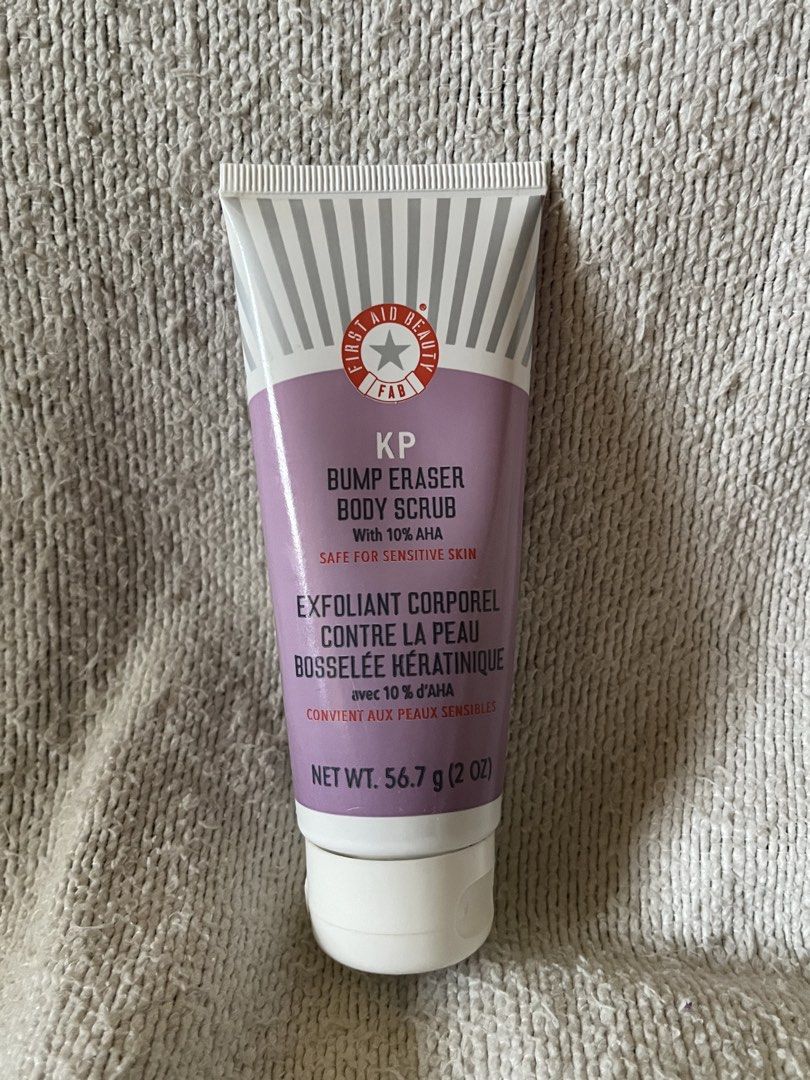 First Aid Beauty - Bump Eraser Body Scrub (Category: Body Care) located in Quezon City. Submitted by notabbie (Listing ID 1455213656, Image 1). Description: 🌸 ~60% full 🌸 rfs: has no effect on me .