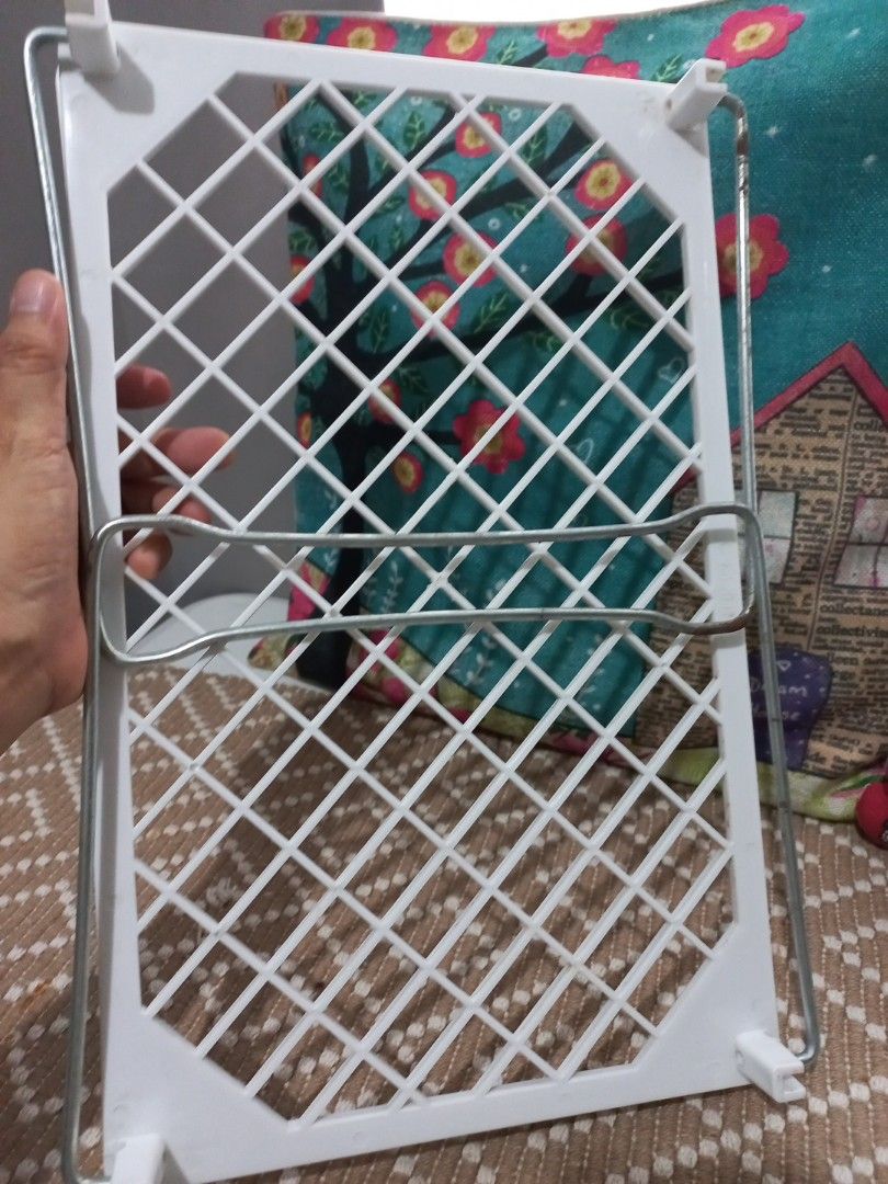Foldable multipurpose rack (Category: Storage Boxes & Baskets) located in Naga. Submitted by greatchance (Listing ID 1455203437, Image 3). Description: Flexible Can be used according to your purpose Stored and with a bit of rust but does not affect function.