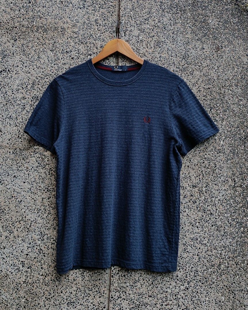 FRED PERRY (Category: Activewear) located in Davao. Submitted by st333tcartel (Listing ID 1455184365, Image 1). Description: Small Length 27 Width 20 Issue:Slight stain at neck line part check last pic..